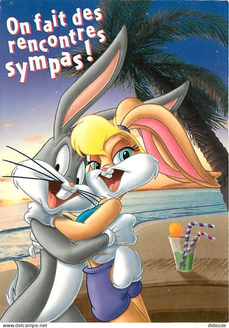 Bandes Dessinées - Looney Tunes - Bugs Bunny - Lola Bunny - Illustration - Carte Neuve - CPM - Voir Scans Recto-Verso - Fumetti