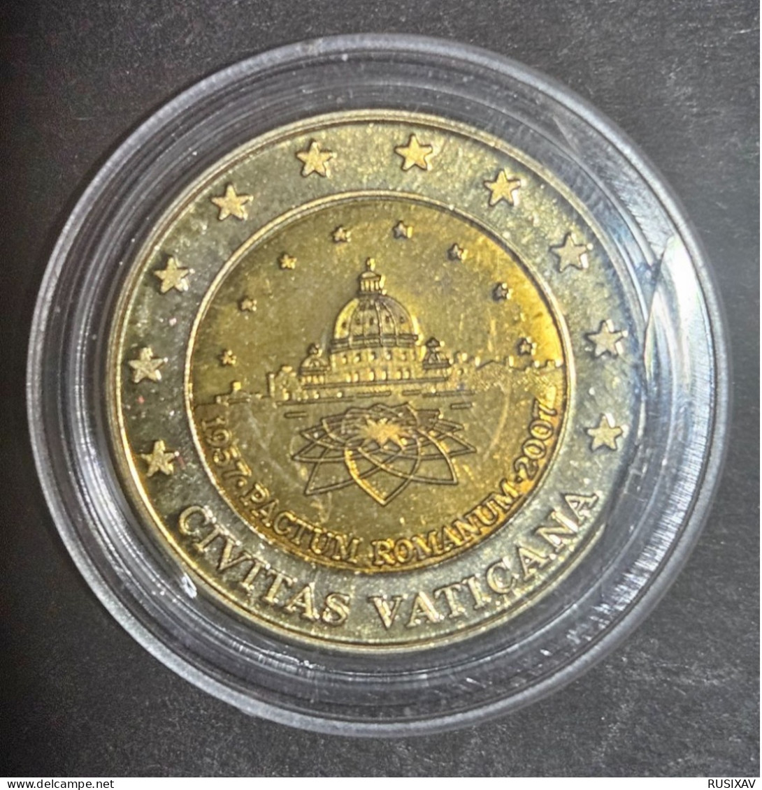 Vatican 2007 Pièce 2euros SPECIMEN - Ficción & Especímenes