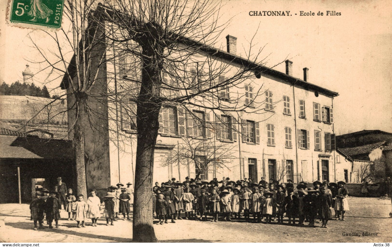 N56 - 38 - CHATONNAY - Isère - École De Filles - Châtonnay