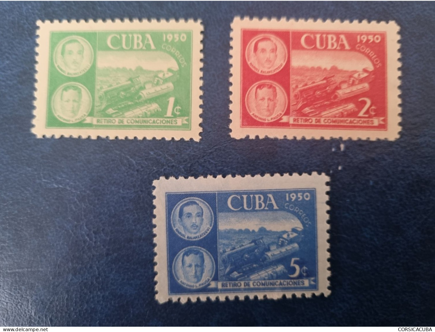 CUBA  NEUF  1950    RETIRO  DE  COMUNICACIONES  //  PARFAIT  ETAT  //  1er  CHOIX  // - Nuovi