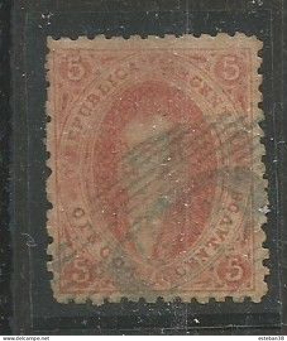 Rivadavia 5c Rojo - Used Stamps