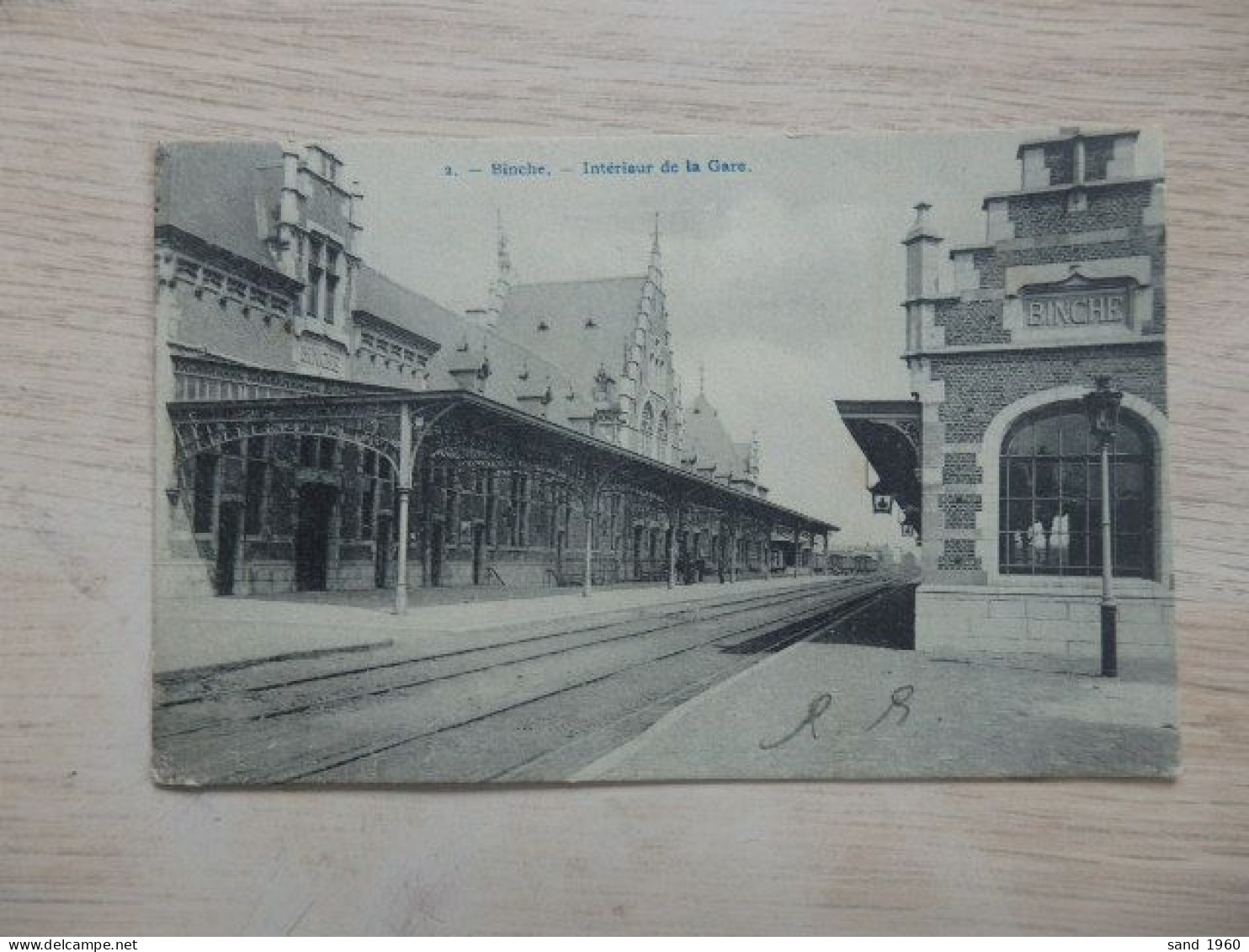 BINCHE "Hainaut" * N°2 - Intérieur De La Gare - Ph: Bertels - Circulé - 2 Scans. - Binche