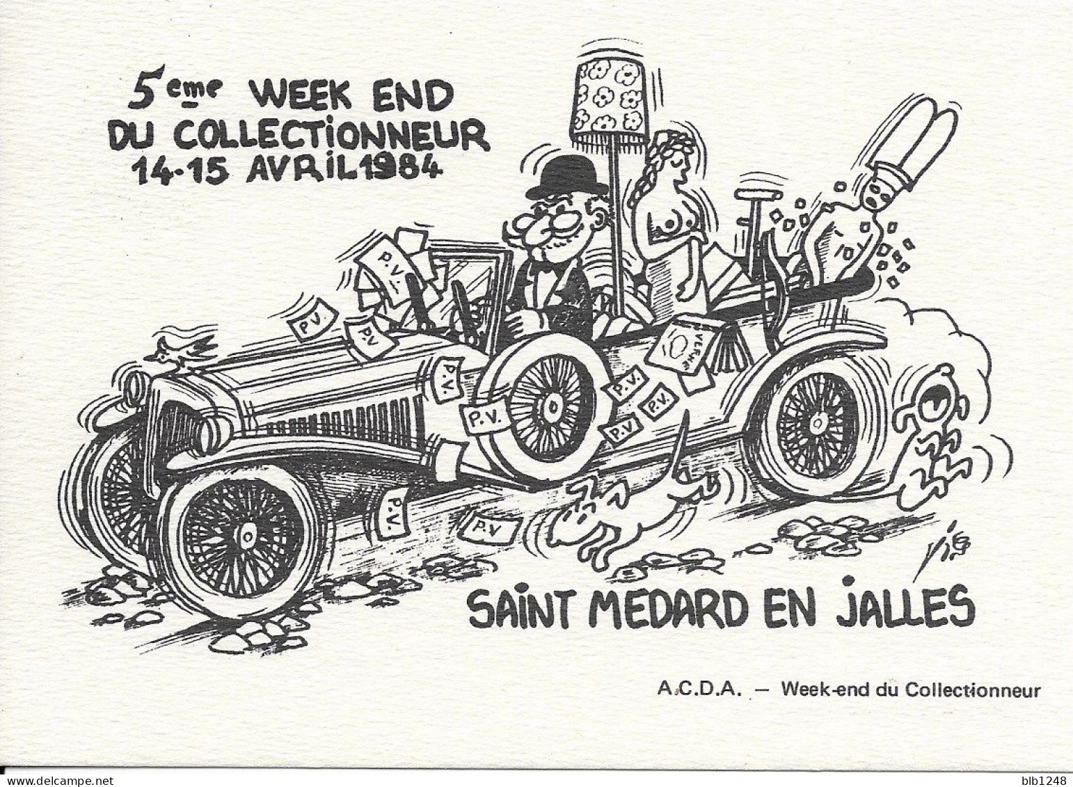 Bourses & Salons De Collections  Saint Medard En Jalles 5eme Week End Du Collectionneur 1984 - Sammlerbörsen & Sammlerausstellungen