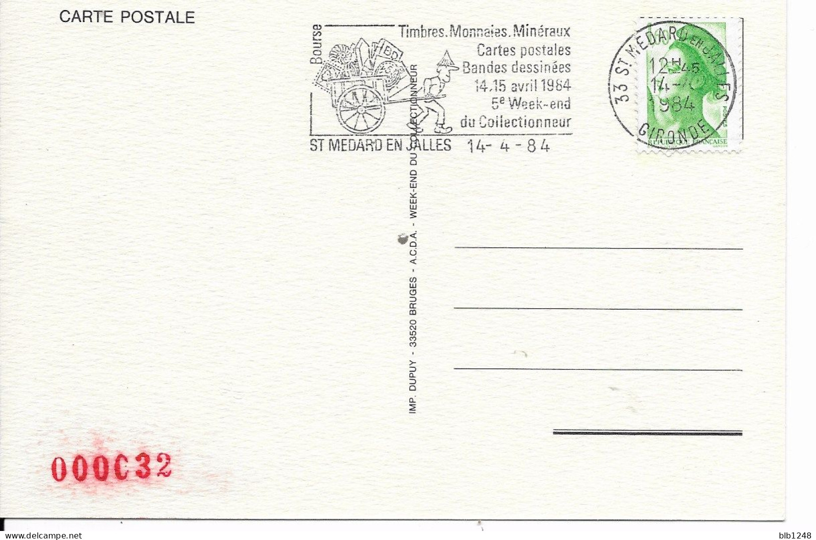 Bourses & Salons De Collections  Saint Medard En Jalles 5eme Week End Du Collectionneur 1984 - Sammlerbörsen & Sammlerausstellungen