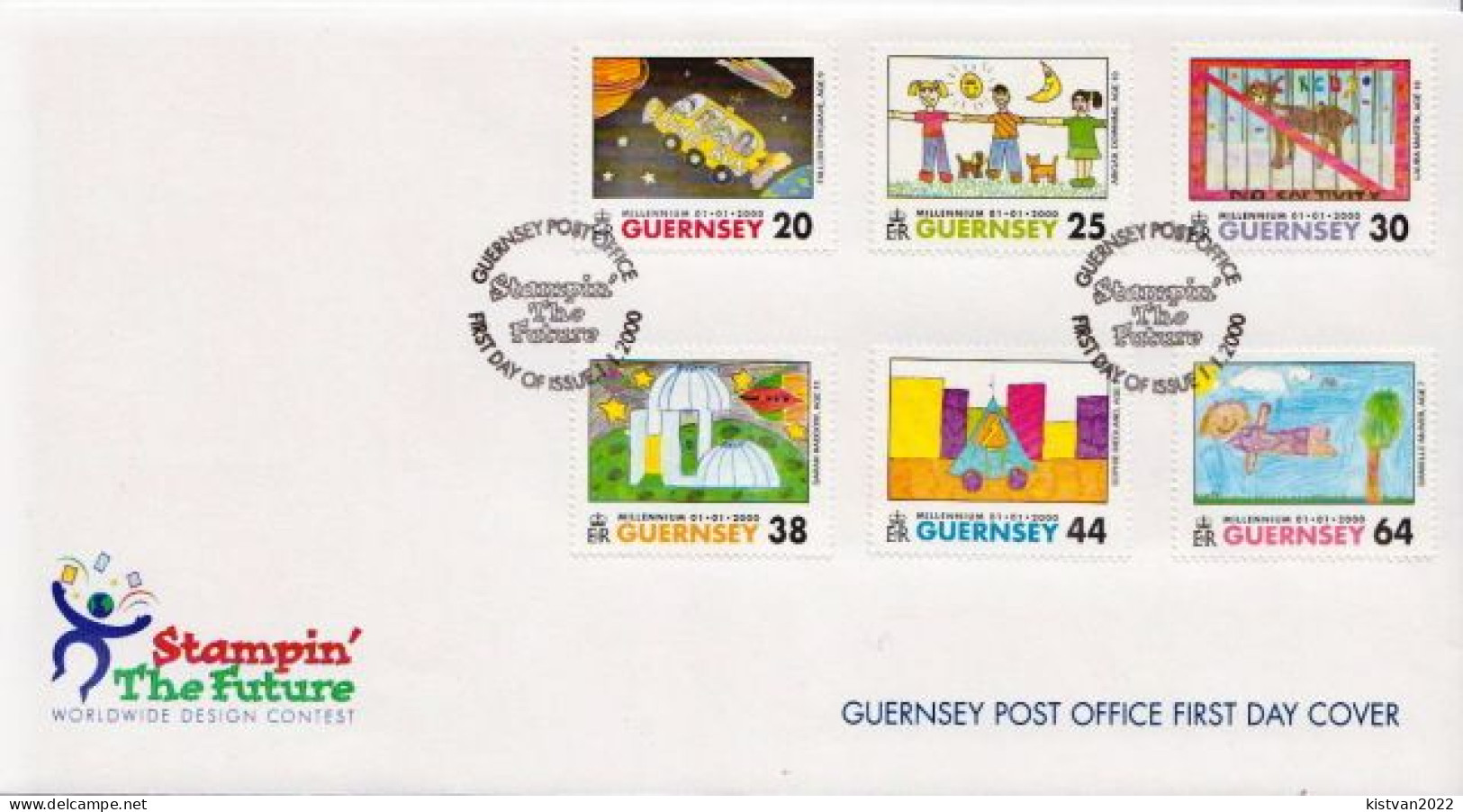 Guernsey Set On FDC - Altri & Non Classificati