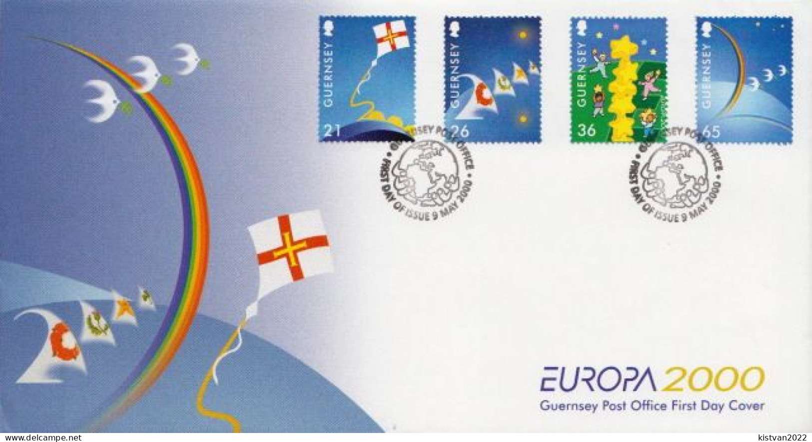 Guernsey Set On FDC - 2000