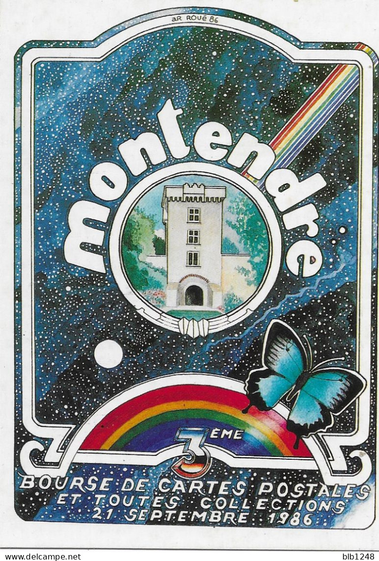 Bourses & Salons De Collections  Montendre 3eme Salon Cartes Postales 1986 - Bourses & Salons De Collections