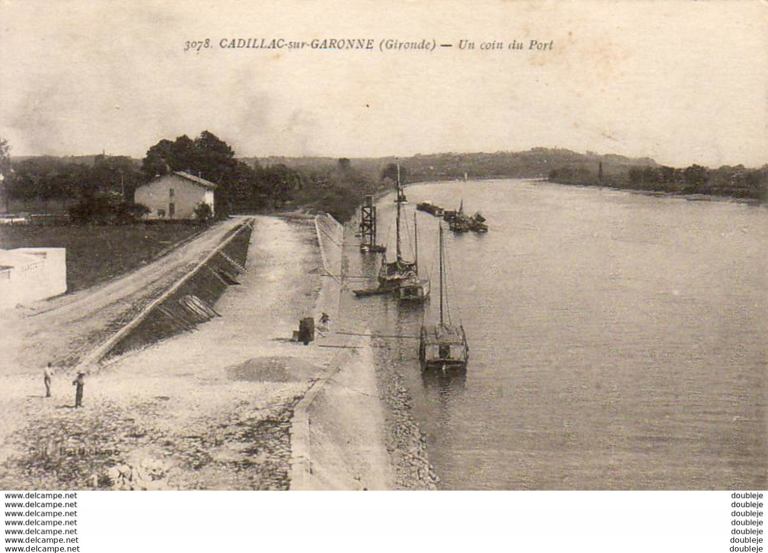 D33  CADILLAC- SUR- GARONNE  Un Coin Du Port  ...... - Cadillac