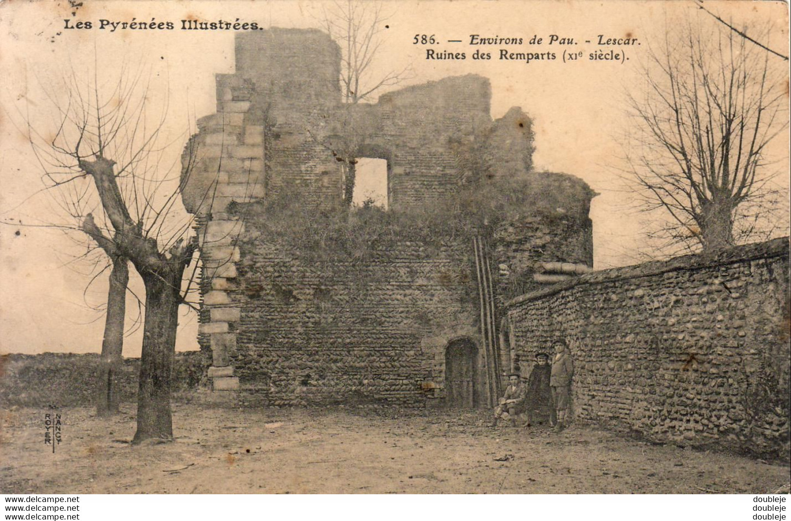 D64  LESCAR  Ruines Des Remparts - Lescar