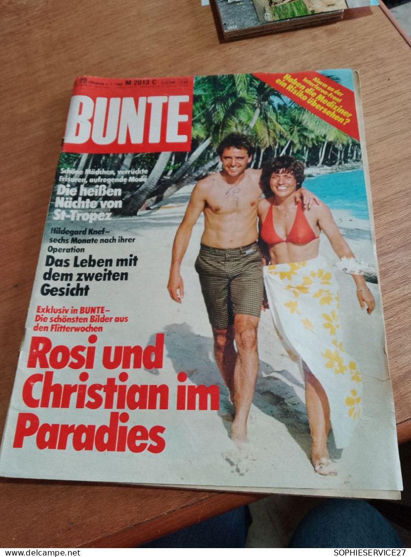 154 // BUNTE / 1980 / ROSI UND CHRISTIAN IM PARADIES - Andere & Zonder Classificatie