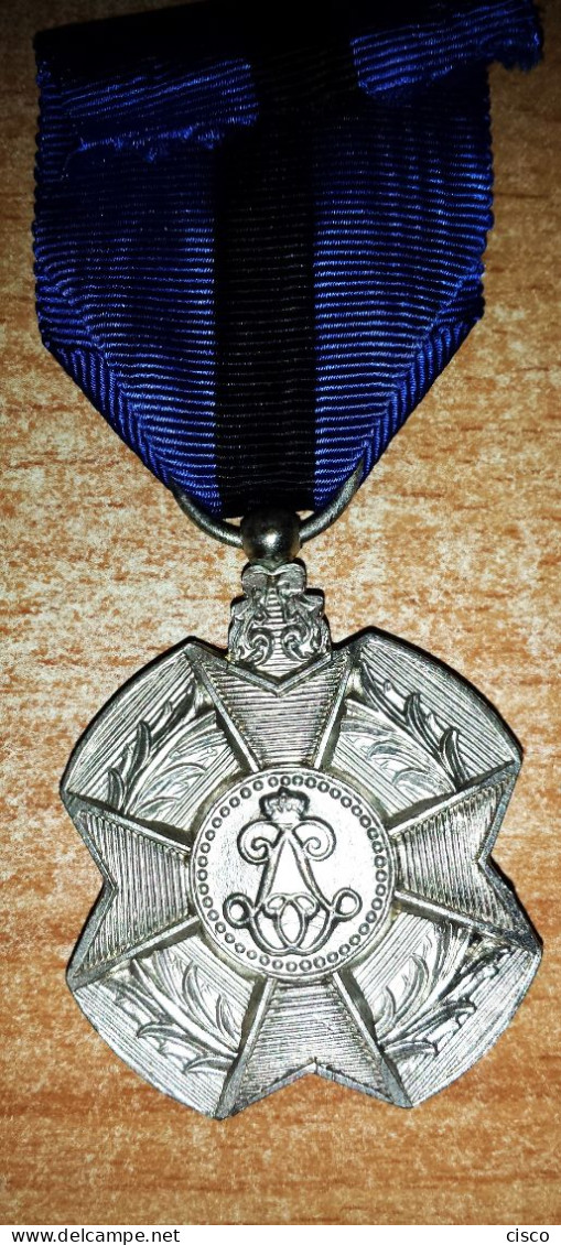 BELGIQUE CONGO BELGE - Ordre De Leopold II Médaille D'argent Bilingue Après 1951 - Belgium