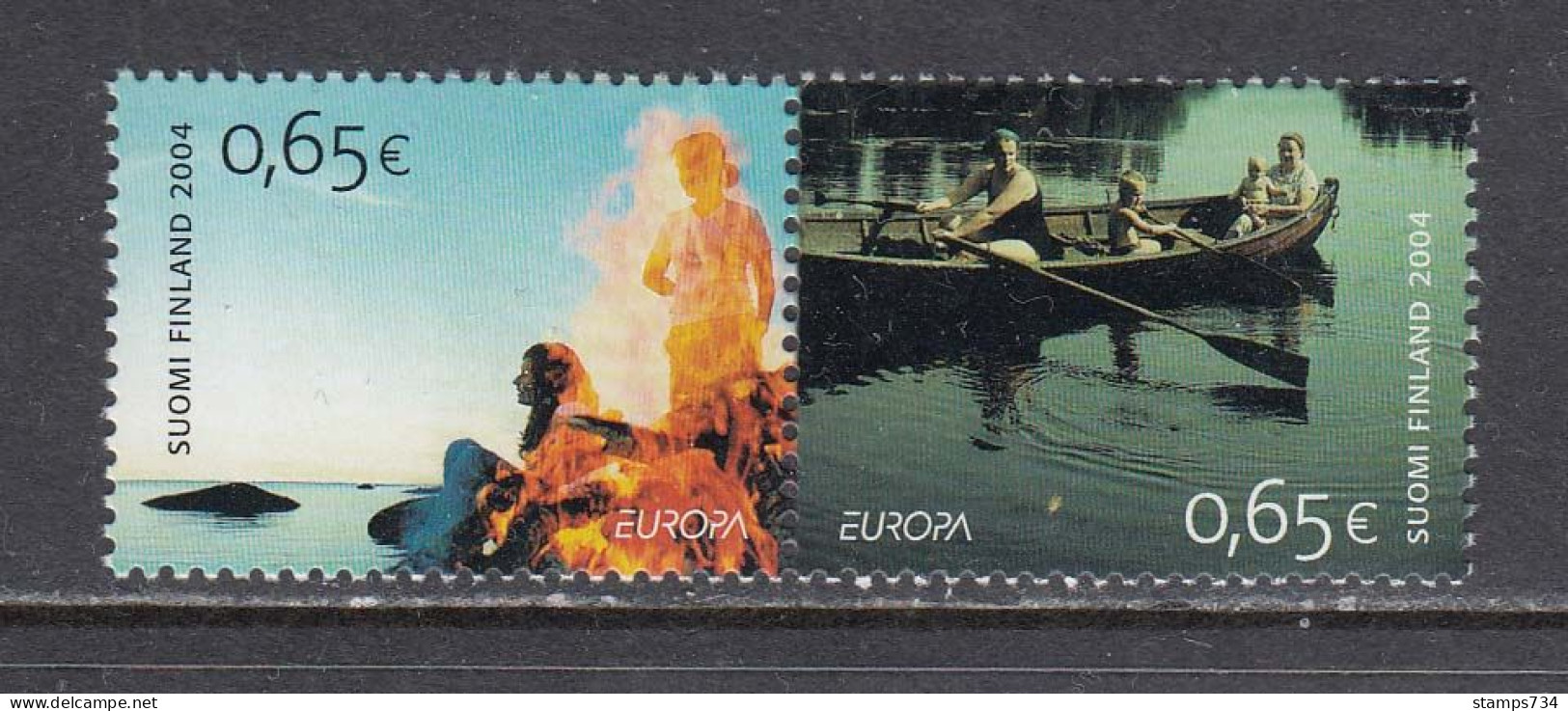 Finland 2004 - Les Vacances, Mi-Nr. 1705/06, Neufs** - Ungebraucht