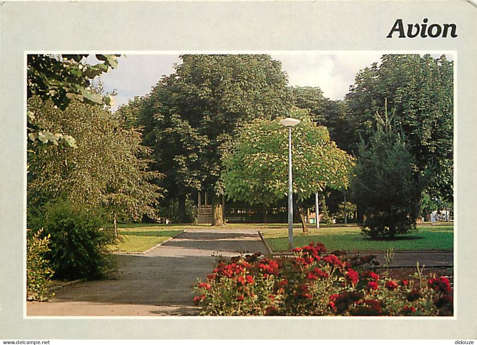 62 - Avion - Le Jardin Public - Fleurs - Flamme Postale De Avion - CPM - Voir Scans Recto-Verso - Avion