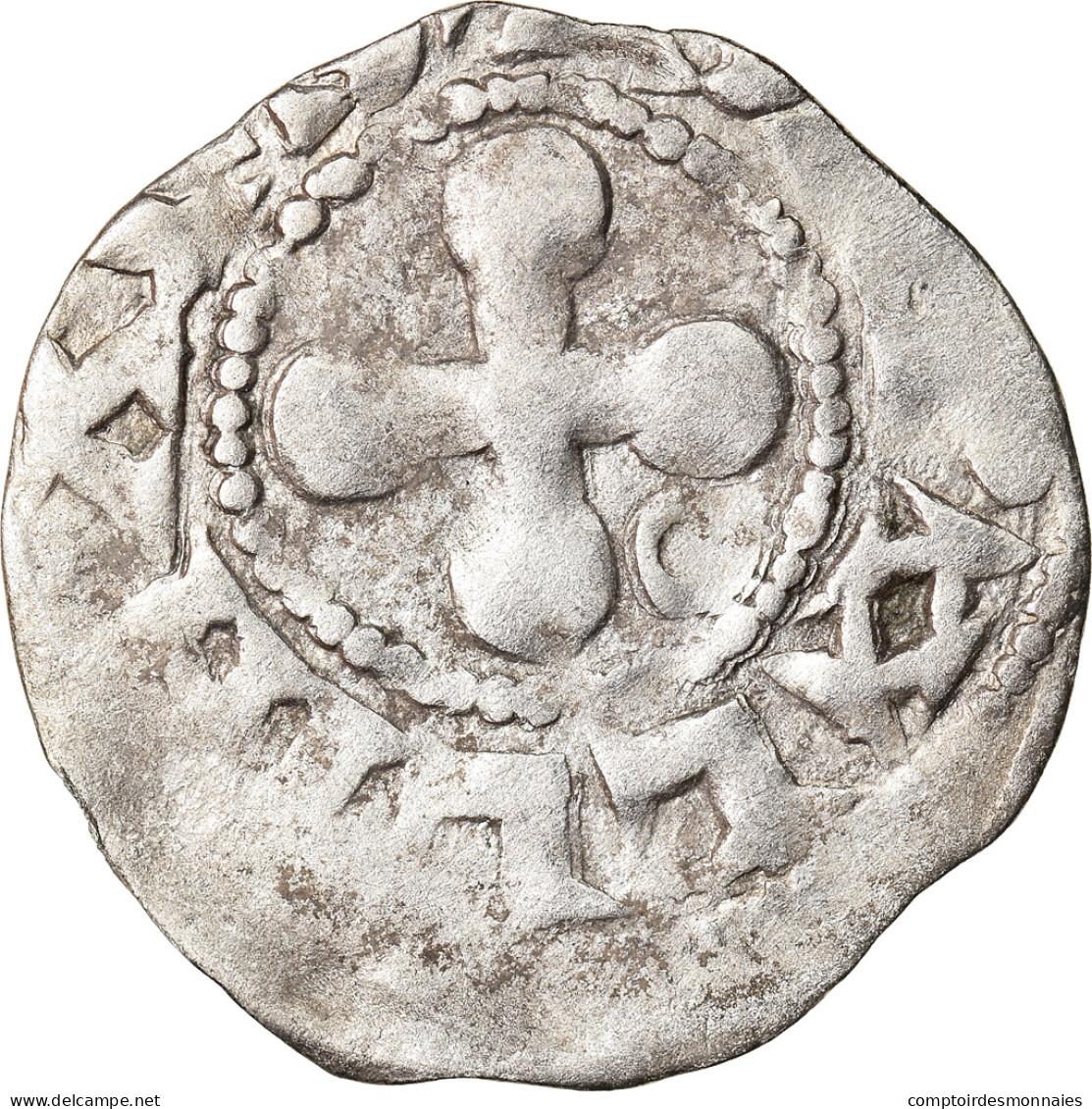 Monnaie, France, Denier, Valence, TB+, Argent, Boudeau:1021 - Altri & Non Classificati