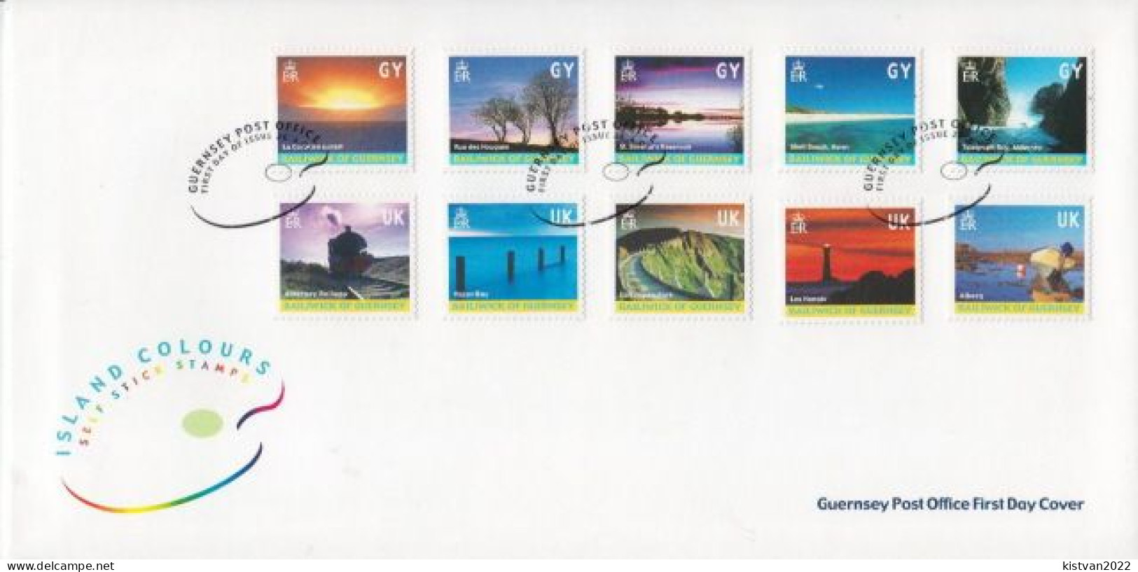 Guernsey Set On FDC - Autres & Non Classés