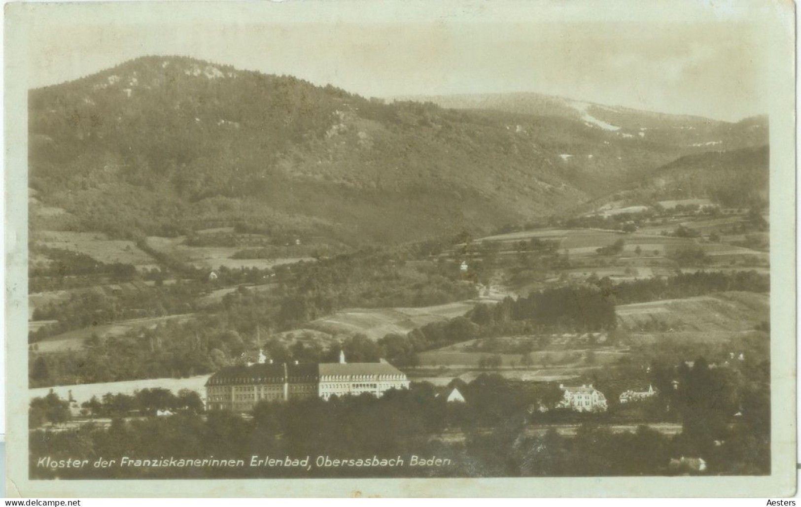 Obersasbach; Kloster Der Franziskanerinnen Erlenbad - Gelaufen. (Max Pache - Achern) - Sasbach