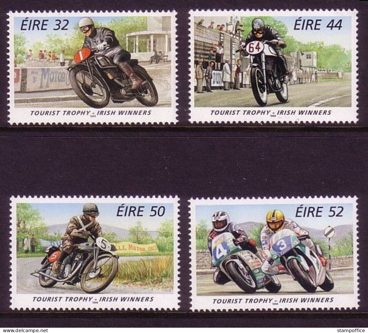 IRLAND MI-NR. 946-949 POSTFRISCH(MINT) ERFOLGREICHSTE TOURIST-TROPHY TEILNEHMER 1996 - Nuovi