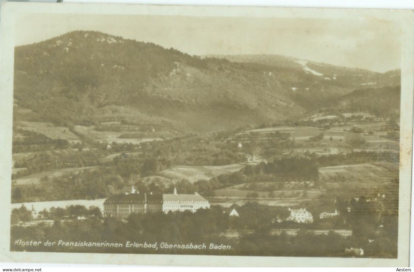Obersasbach; Kloster Der Franziskanerinnen Erlenbad - Nicht Gelaufen. (Max Pache - Achern) - Sasbach