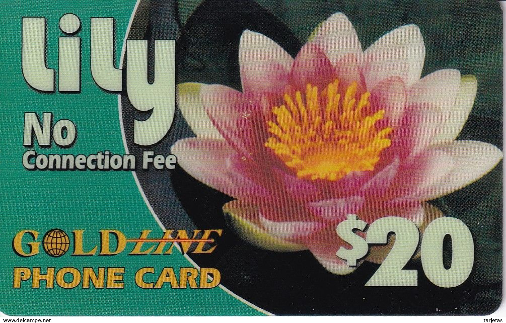 TARJETA DE CANADA DE UNA FLOR (FLOWER) LOTTO - Kanada