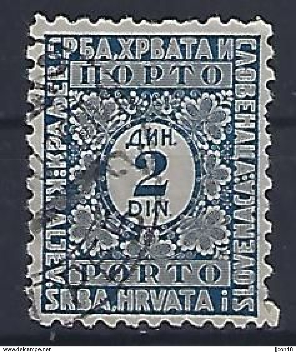 Jugoslavia 1921-31  Portomarken (o) Mi.57 Type II B - Postage Due