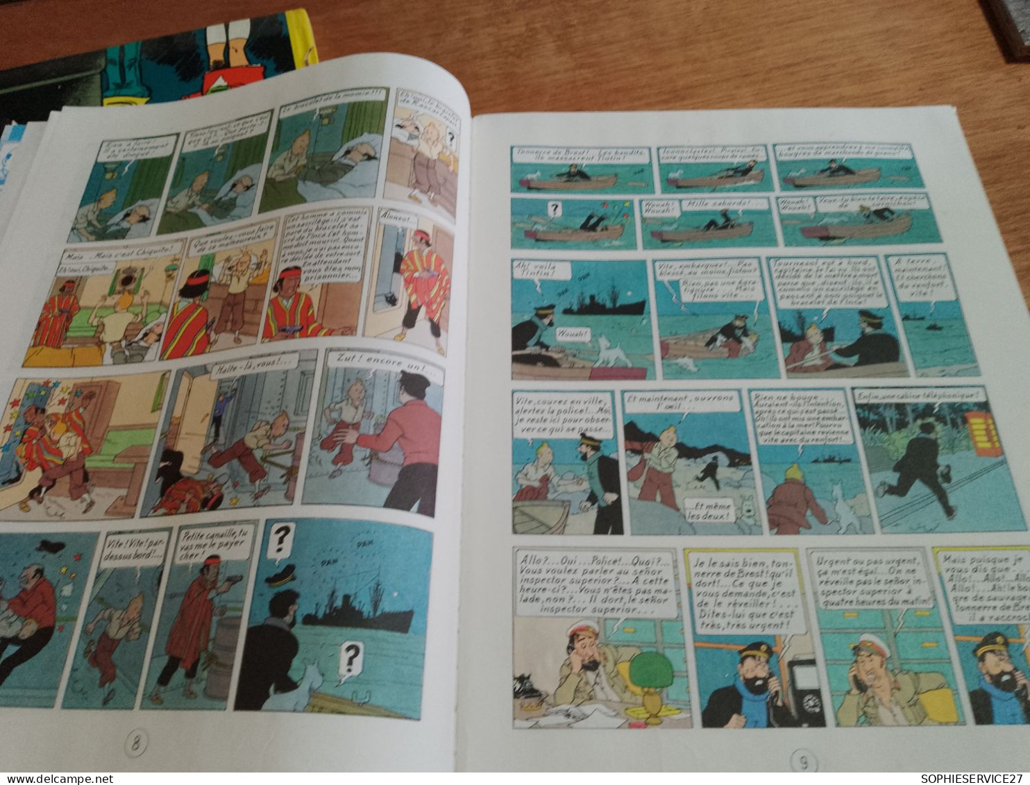 154 //   LES AVENTURES DE TINTIN / LE TEMPLE DU SOLEIL - Tintin