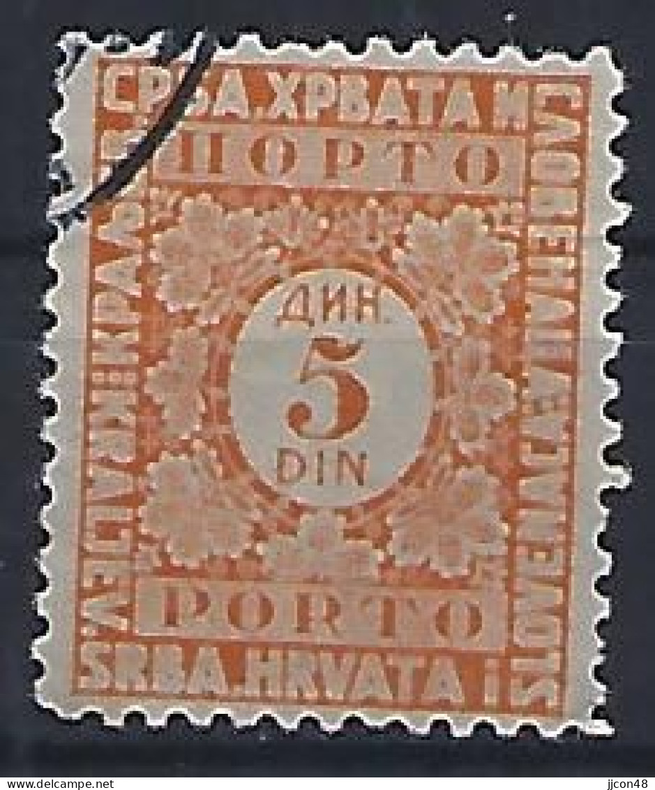 Jugoslavia 1921-31  Portomarken (o) Mi.58 Type II A - Timbres-taxe