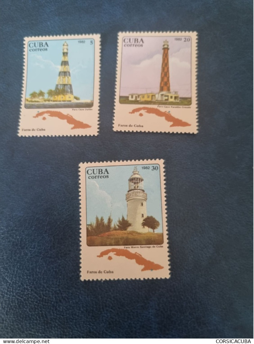 CUBA  NEUF  1982   FAROS  DE  CUBA  //  PARFAIT  ETAT  //  1er  CHOIX  // - Unused Stamps