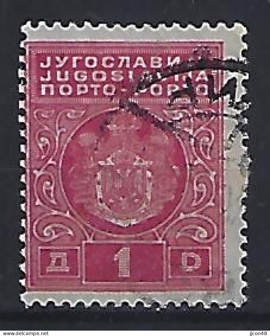 Jugoslavia 1931-40  Portomarken (o) Mi.65 Type II - Impuestos