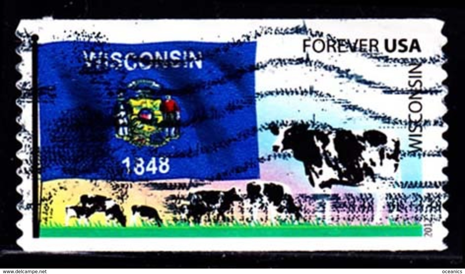 Etats-Unis / United States (Scott No.4330 - Drapeaux Des états Americains / State Flags) (o) - Used Stamps