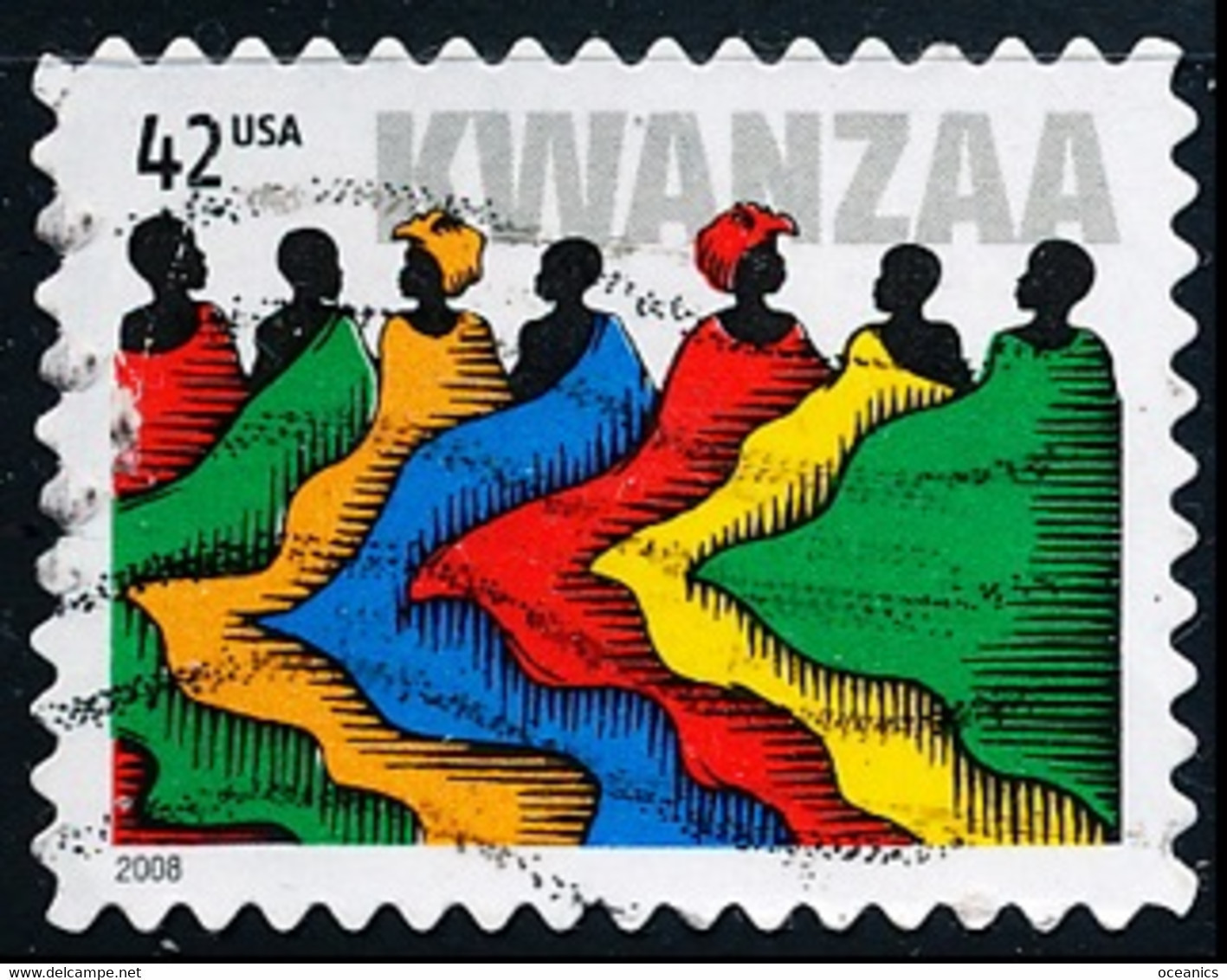 Etats-Unis / United States (Scott No.4373 - Kwanzaa) (o) - Used Stamps