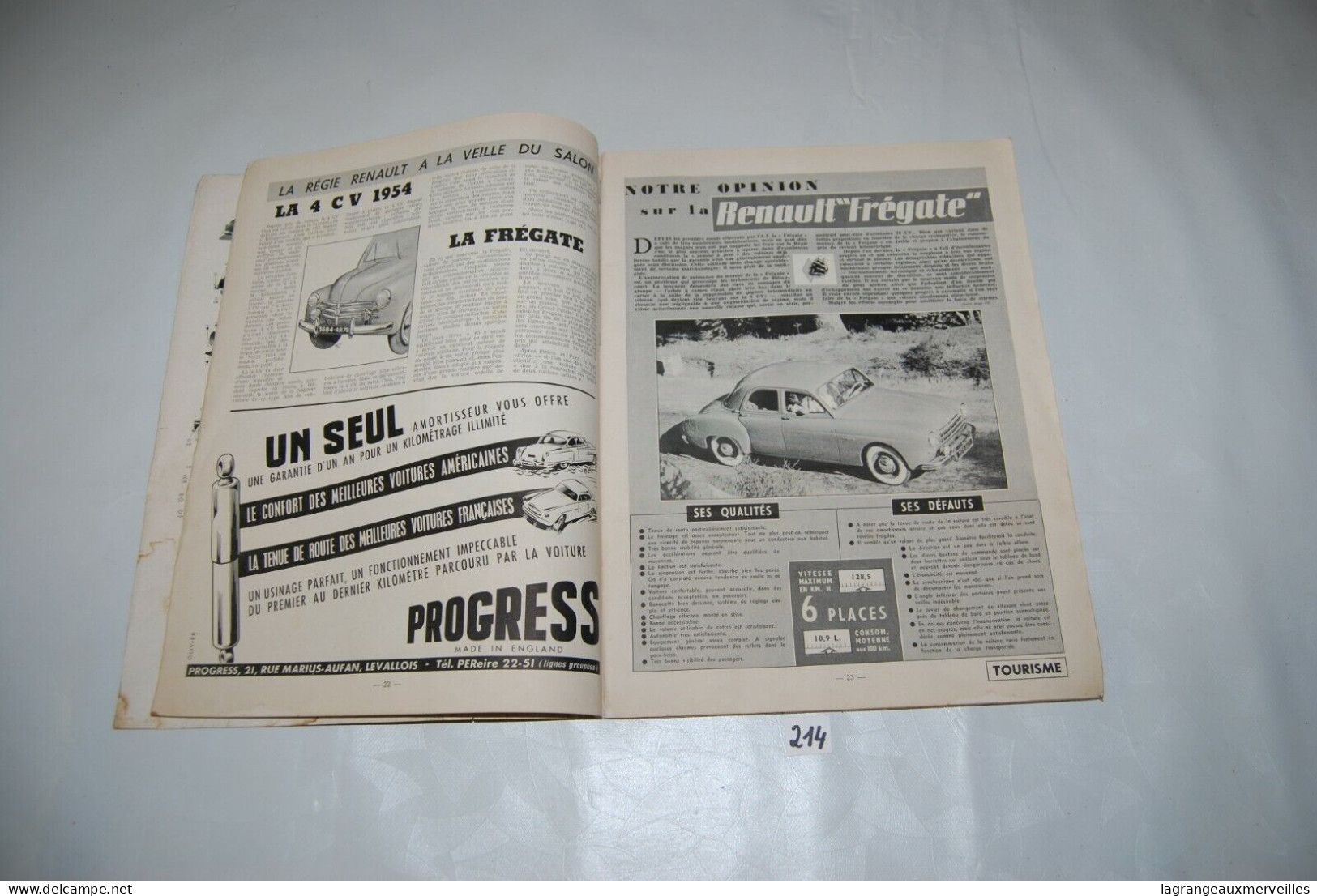 C214 Ancien Livret - Le Salon Automobile 1953 - 1950 à Nos Jours