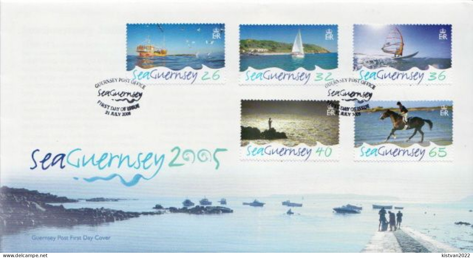 Guernsey Set On FDC - Autres & Non Classés