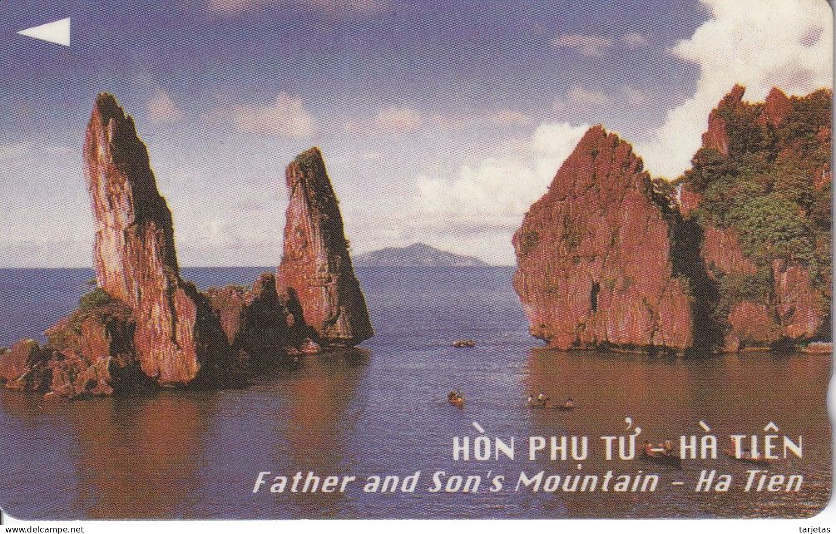 TARJETA DE VIETNAM DE UN PAISAJE CON ROCAS (90MVSB) - Viêt-Nam