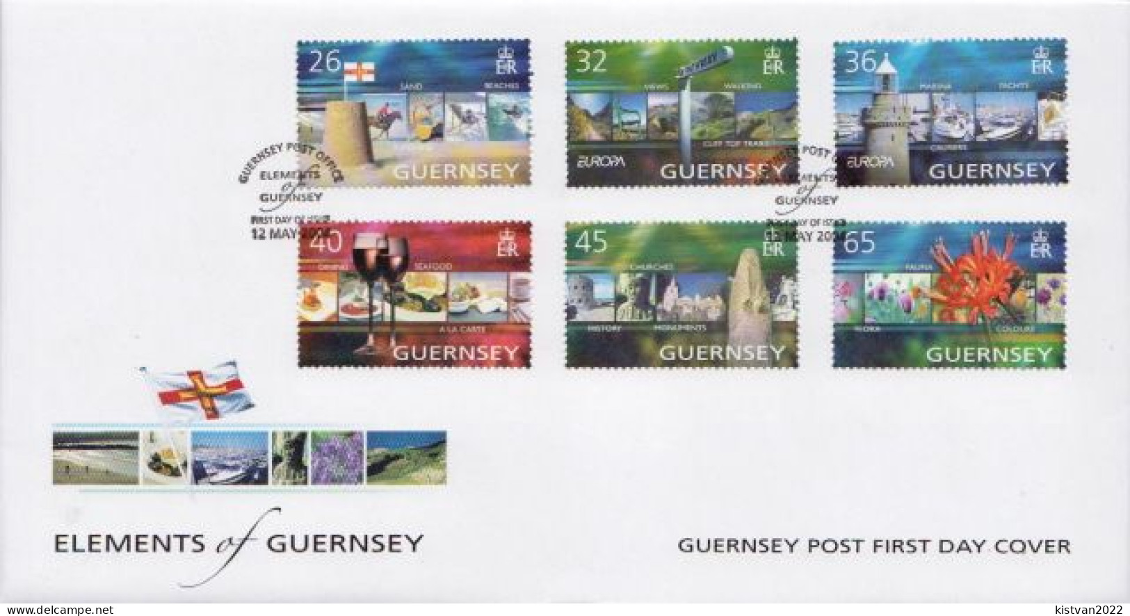 Guernsey Set On FDC - 2004