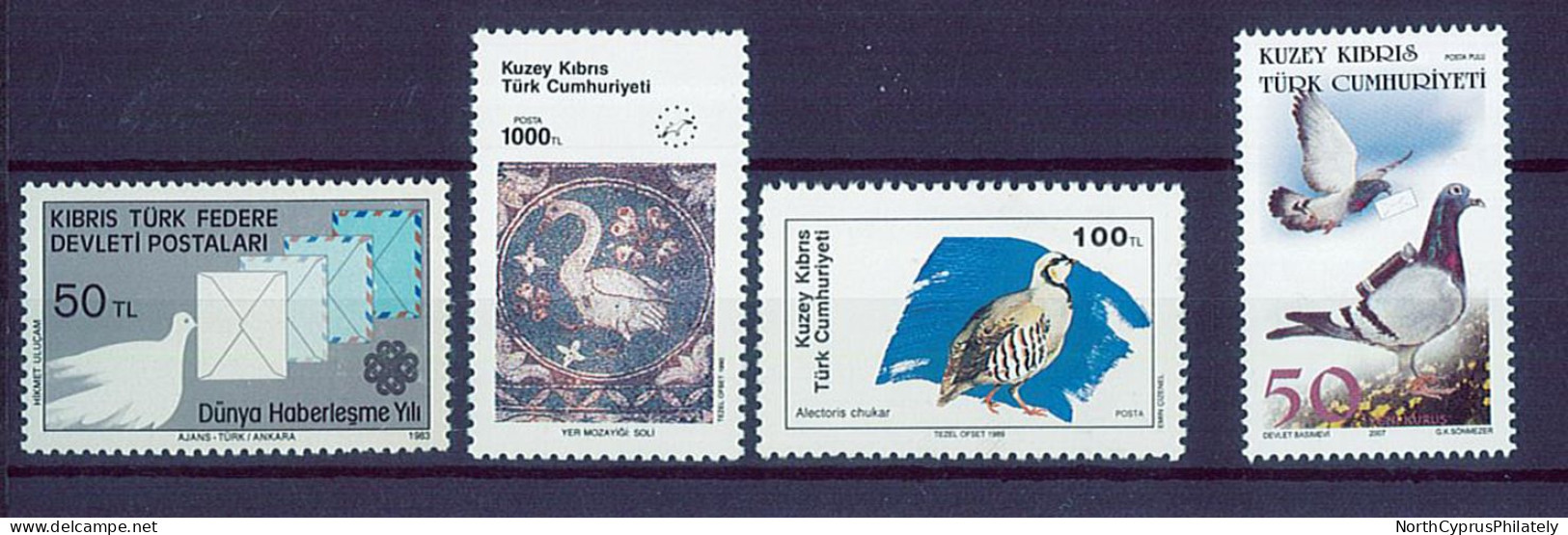 Turkish Cyprus Mix Bird , MNH - Marine Web-footed Birds