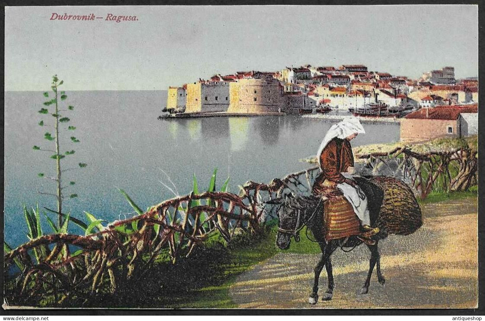 Croatia-----Dubrovnik (Ragusa)-----old Postcard - Croazia