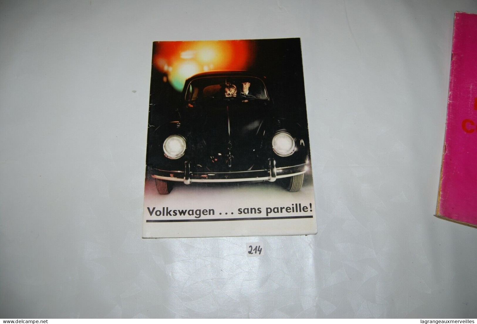 C214 Livret Publicitaire - VW Sans Pareil - Auto