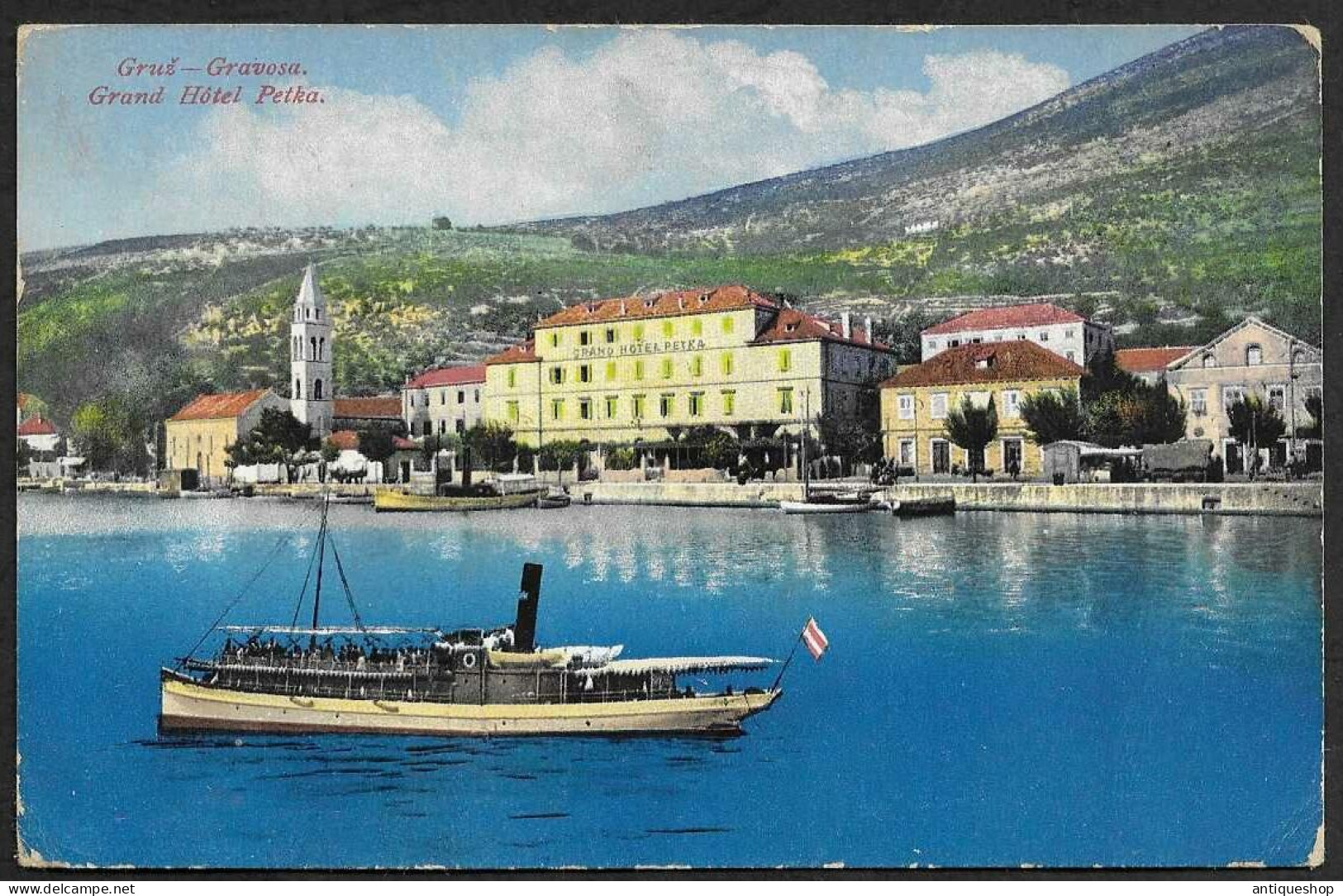 Croatia-----Gruz (Dubrovnik)-----old Postcard - Croazia