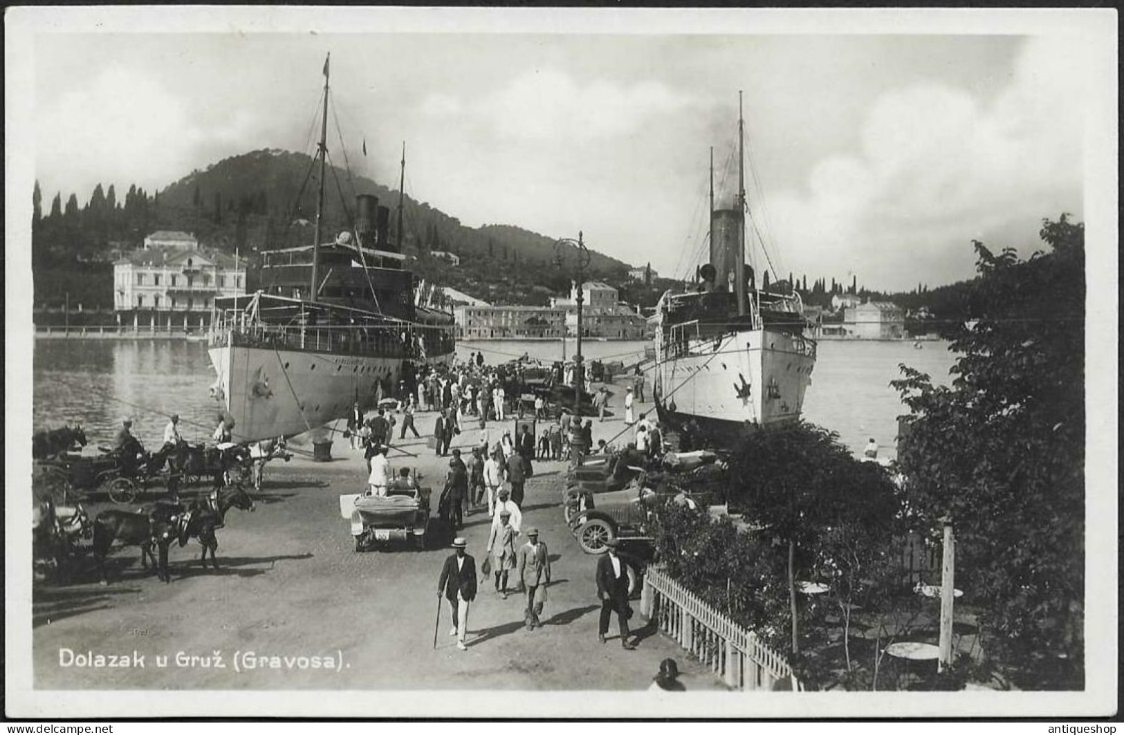 Croatia-----Gruz (Dubrovnik)-----old Postcard - Croazia