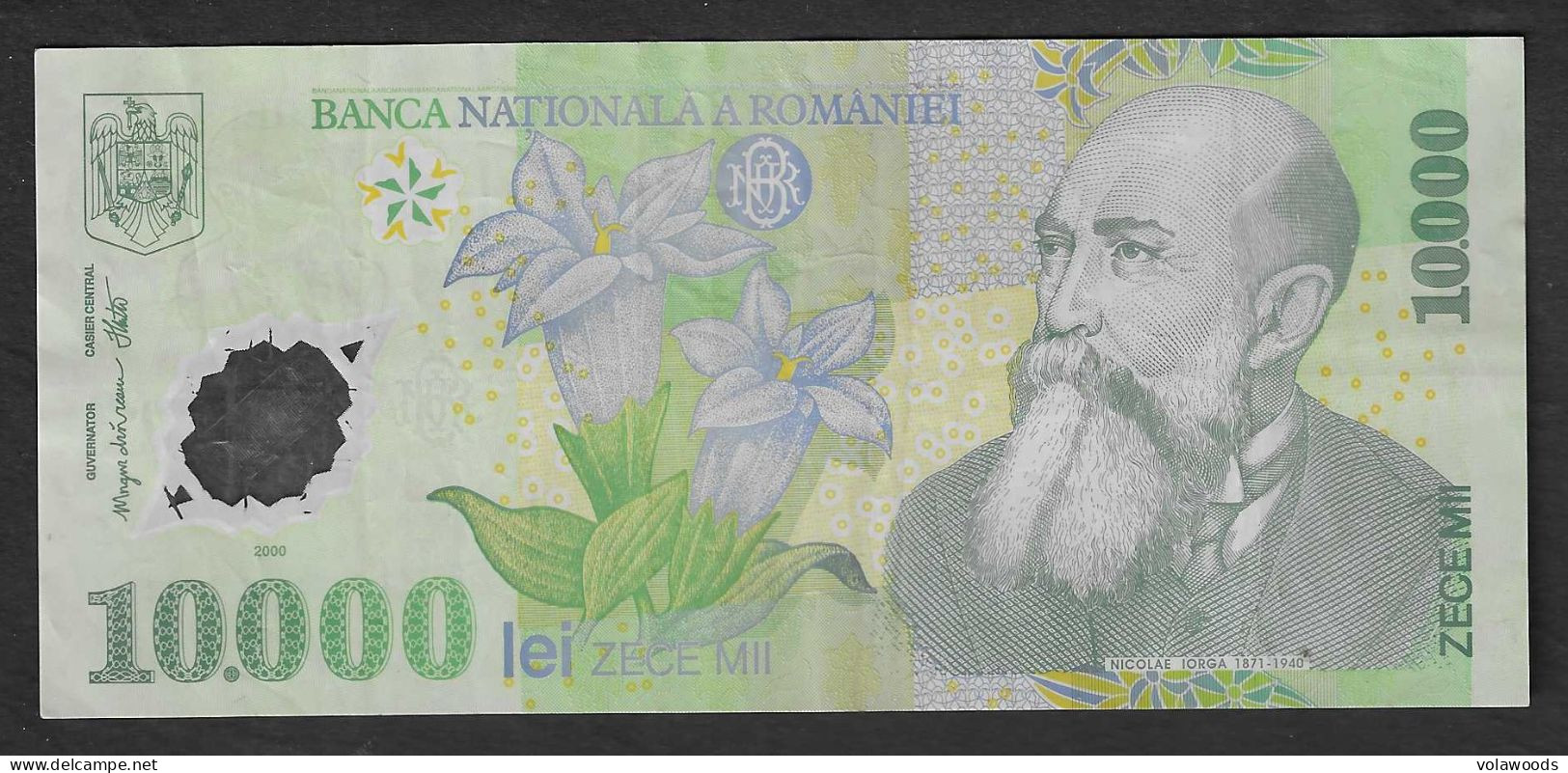 Romania - Banconota Circolata Da 10.000 Lei P-112b - 2001 #19 - Romania