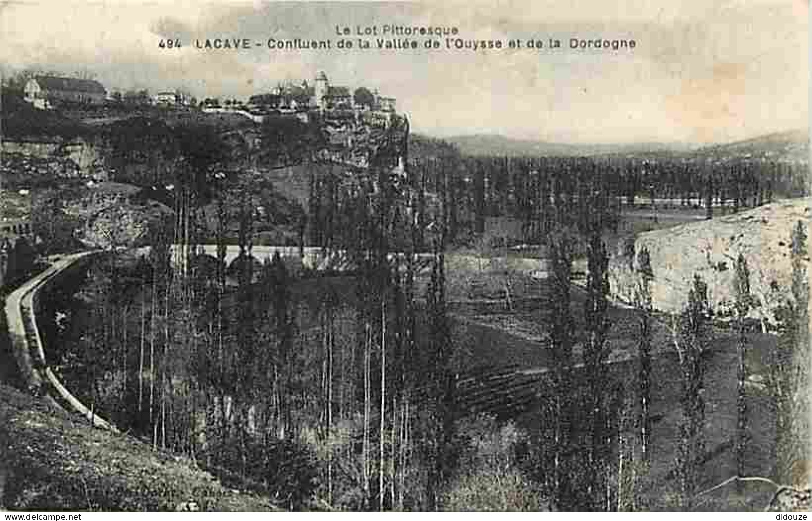 46 - Lacave - Confluent De La Vallée De L'Ouysse Et De La Dordogne - Voyagée En 1951 - CPA - Voir Scans Recto-Verso - Lacave