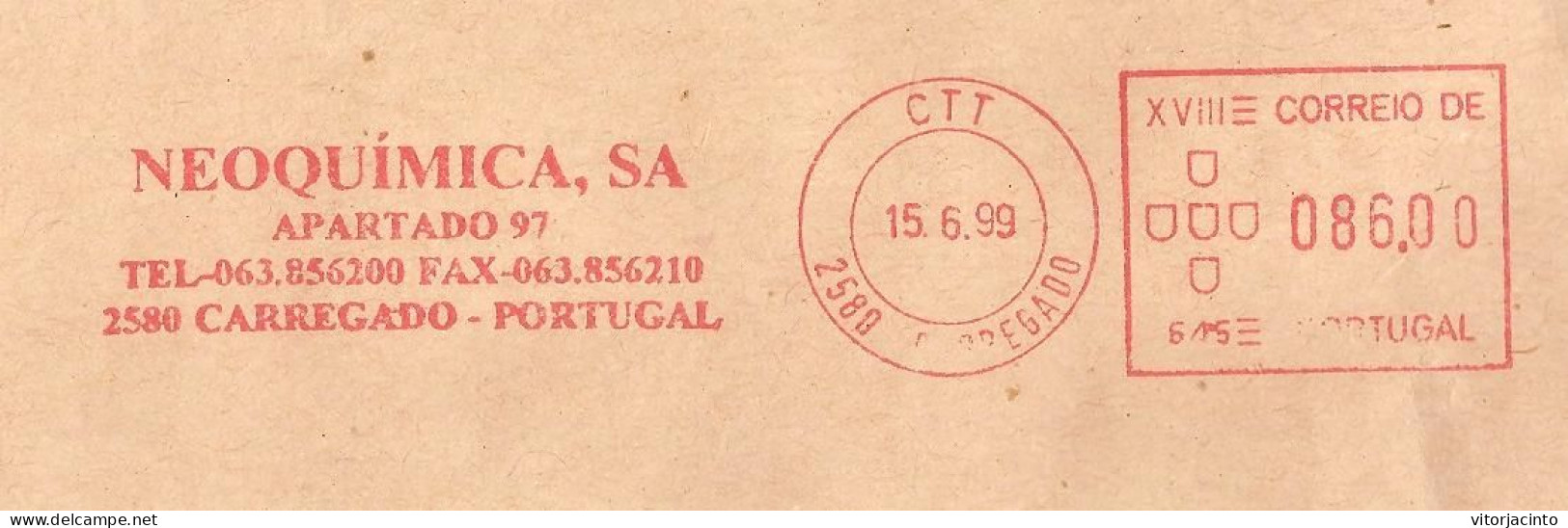 PORTUGAL - Mechanical Franchising With Advertising (NEOQUÍMICA, SA) - Storia Postale