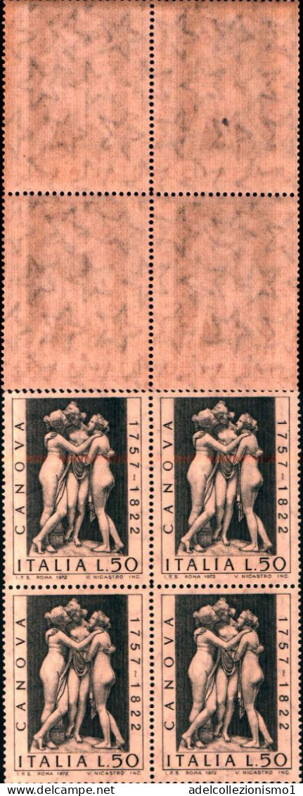 17276A) Lotto Quartine Italiane Mnh**  Anno 1970 - 1981-90:  Nuovi