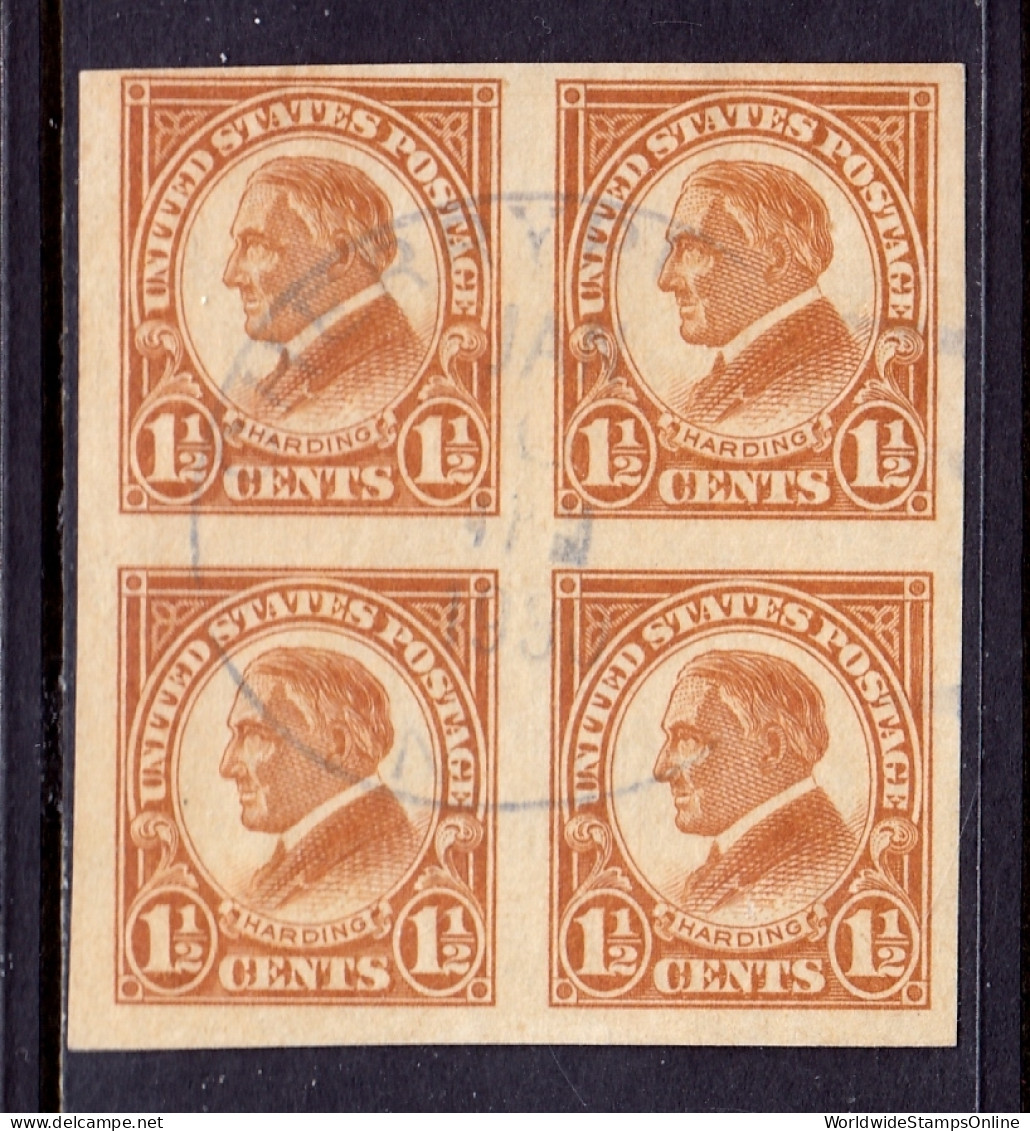 USA - Scott #576 - Blk/4 - Used - SCV $6.00 - Unused Stamps