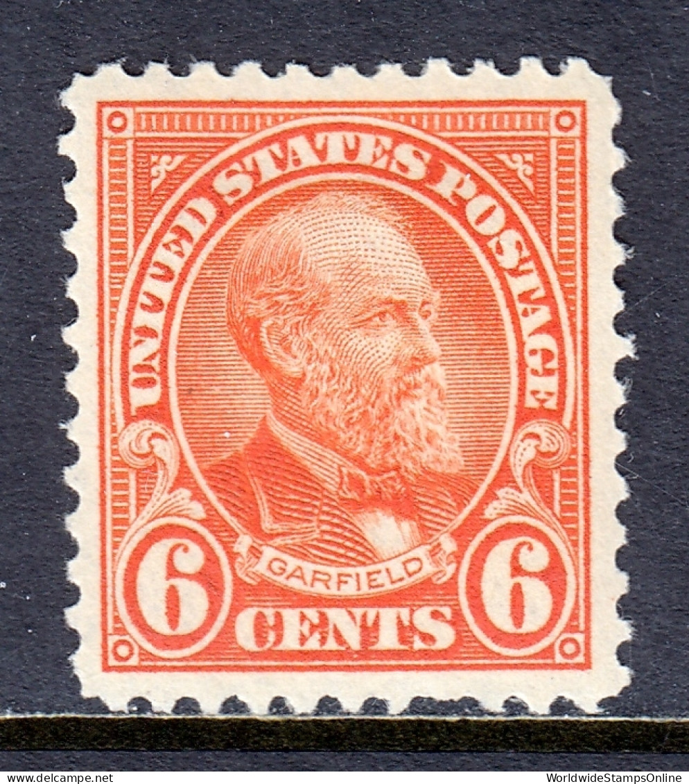 USA - Scott #558 - MH - P11 - Short Perf At Bottom - SCV $32 - Unused Stamps