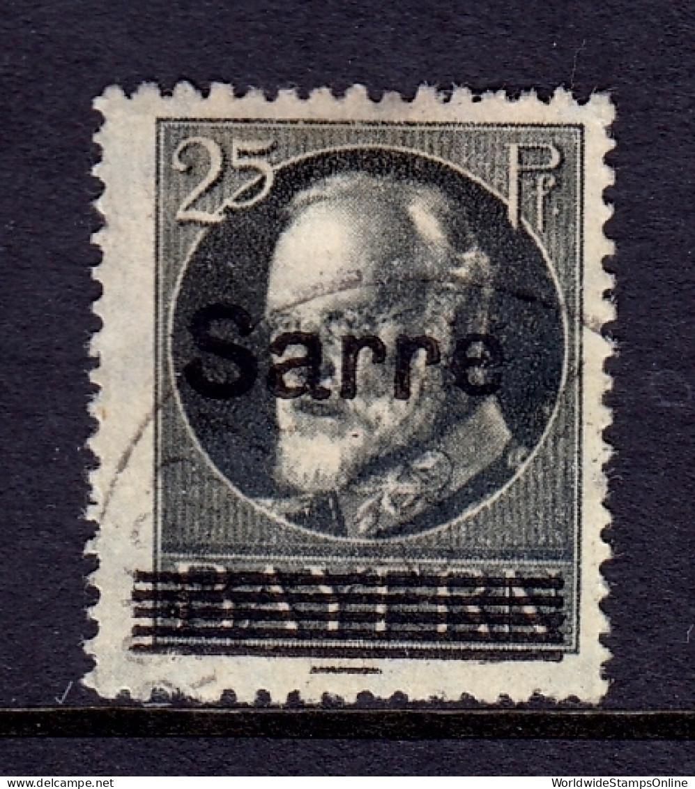 Saar - Scott #27 - Used - SCV $16 - Oblitérés