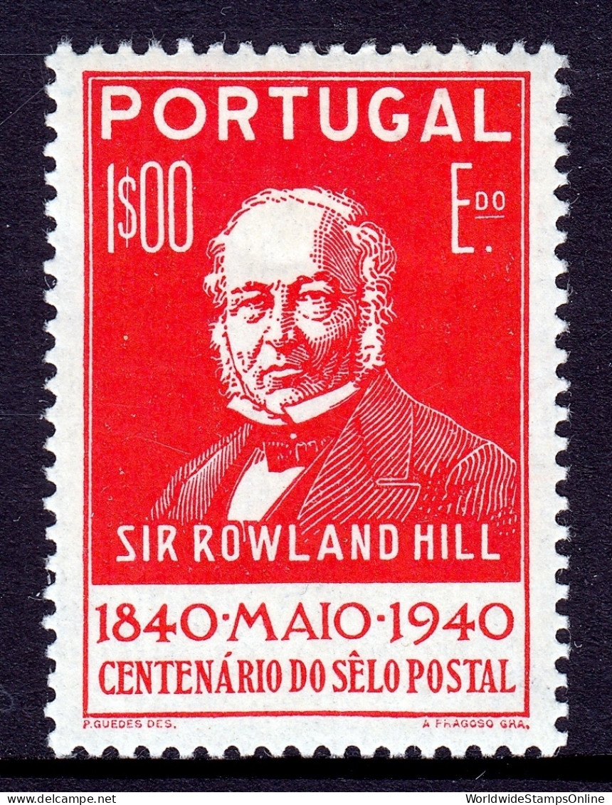 Portugal - Scott #601 - MH - A Couple Of Gum Bumps - SCV $21 - Nuevos