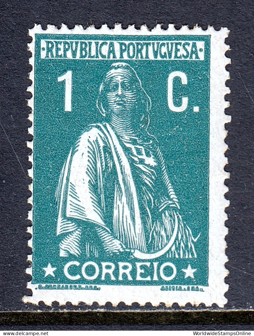 Portugal - Scott #209 - MLH - P15 X 14, Chalky Paper - Patchy Gum - SCV $6.50 - Nuevos