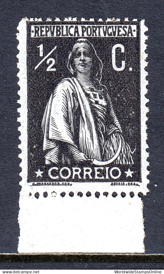 Portugal - Scott #208 - MLH - P15 X 14, Chalky Paper - Patchy Gum - SCV $8.00 - Nuevos