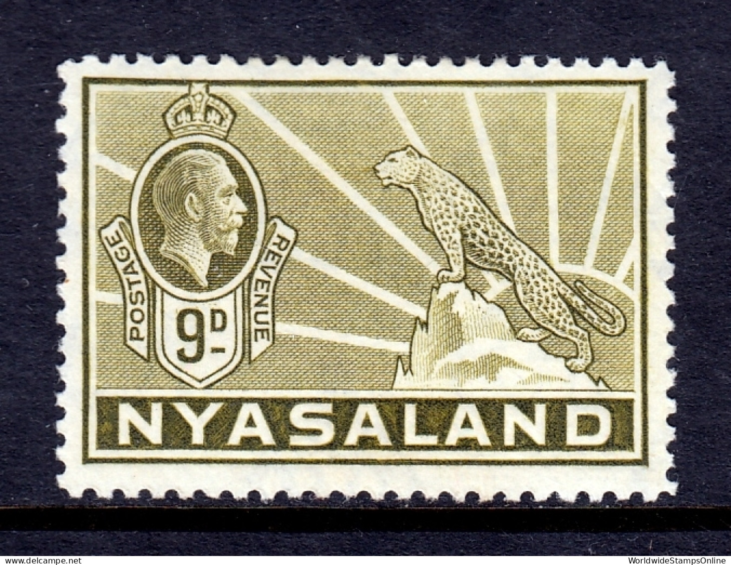 Nyasaland - Scott #45 - MH - SCV $8.50 - Nyasaland (1907-1953)